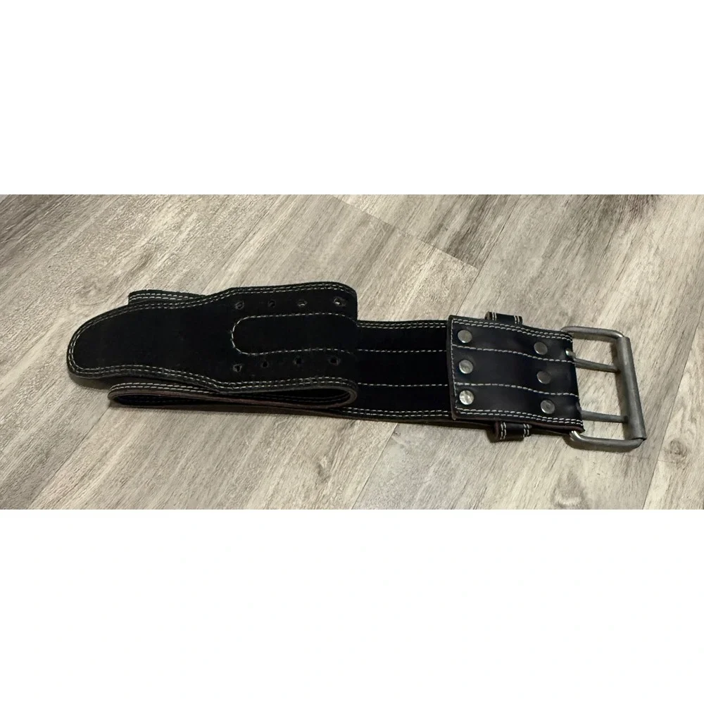 Profitness Weight Lifting Belt Padded Leather Workout Exercise Gym Training‎